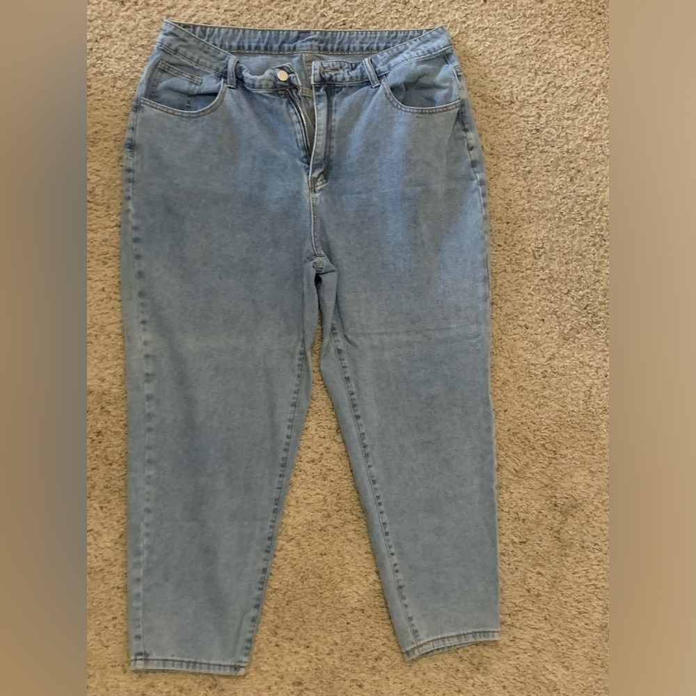 3/4 Length SHEIN Denim Jeans